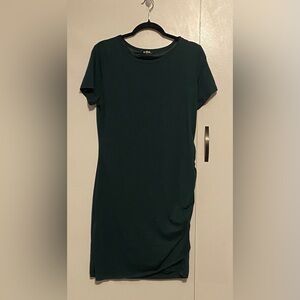 BTFBM Short Sleeve Mini Bodycon Dress, L